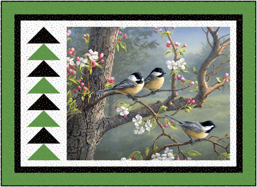 Magical Season: Chickadee Morning - Green