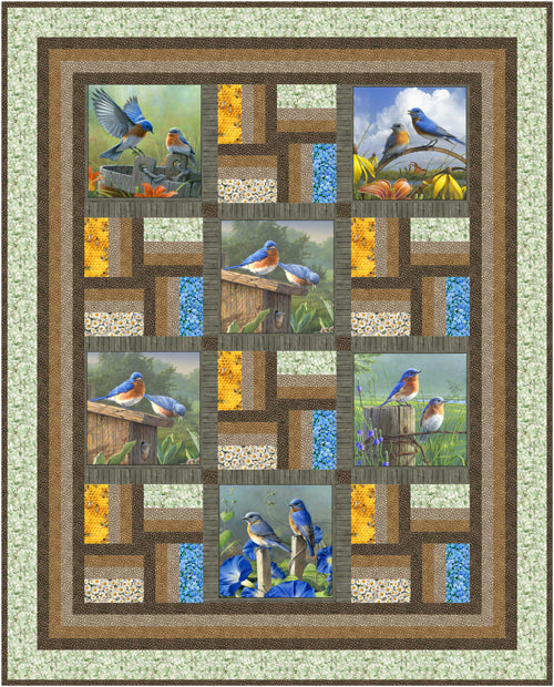 On My Shoulder: Bluebirds