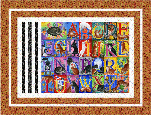 Cat Alphabet: Aurora - Gold
