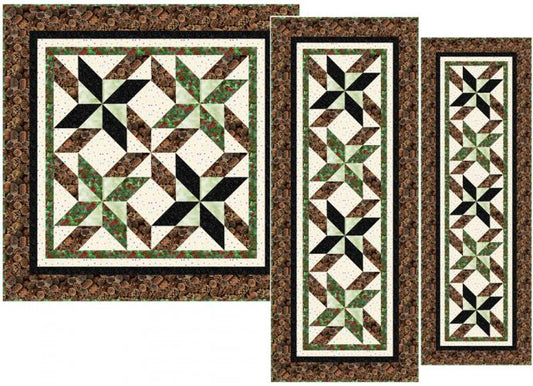 Spinning Stars (pinecones)