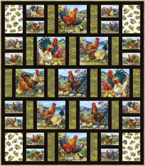 Strips & Chicks by Pine Tree Country Quilts