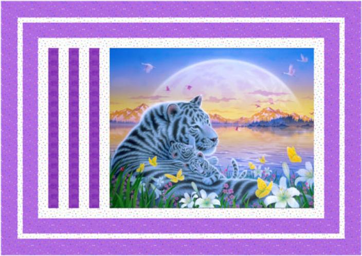 Aurora: Under the Moon by Spool and Bobbin Quilting