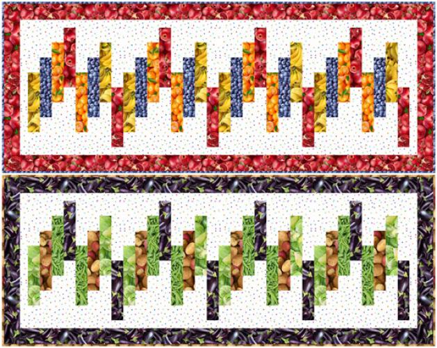 Coarse Woven Runner by Spool and bobbin Quilting