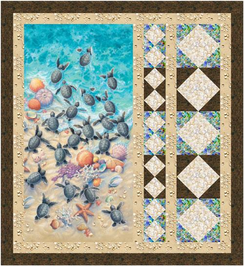 Dutch Tiles - Race to Safety by Spool and Bobbin Quilting
