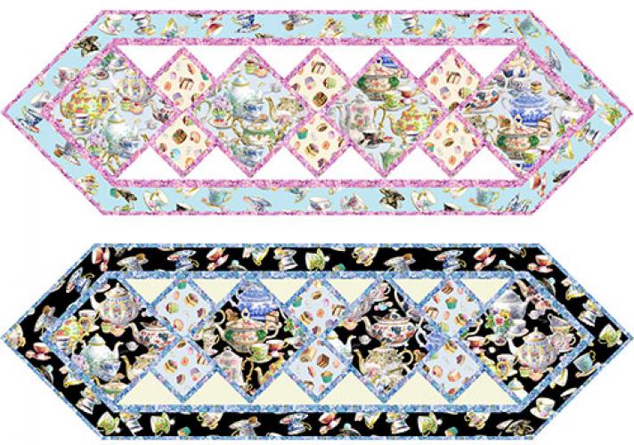 Tea Time - Tablerunner by Pine Tree Country Quilts
