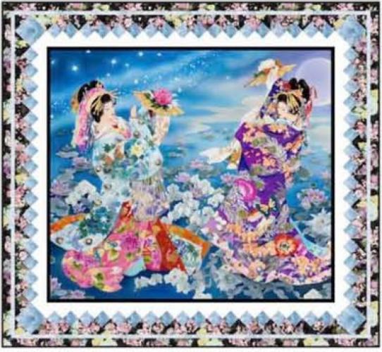 Gracefully Framed - Wall by Pine Tree Country Quilts
