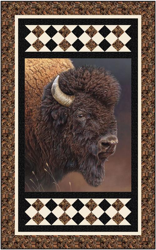 Nature's Splendor: Bull's Eye by Spool and Bobbing Quilting