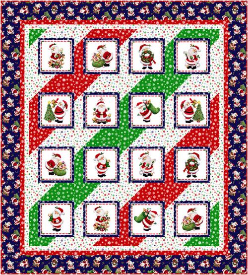 Santa's Downhill Slide by Pine Tree Country Quilts