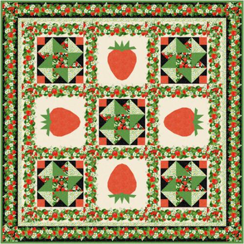 Strawberry Fields Forever by Tourmaline & Thyme Quilts