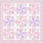 Ballerina Spin - Throw by Pine Tree Country Quilts