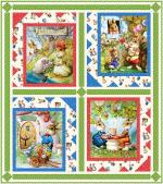 Bunny Love - Wallhanging by Pine Tree Country Quilts
