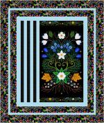 Aurora: Spring Majesty - Black by Spool and Bobbing Quilting
