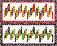 Coarse Woven Runner by Spool and Bobbin Quilting