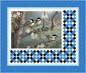 Nature's Sidewalk: Chickadee Morning by Spool and Bobbing Quilting